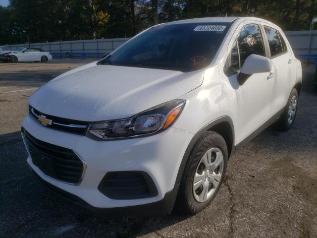 Photo 2 from auction – 2017 CHEVROLET TRAX LS with VIN KL7CJKSB3HB200954