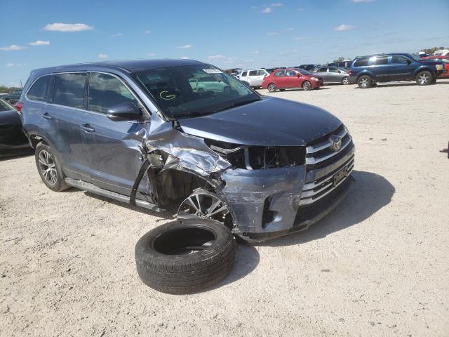 TOYOTA HIGHLANDER 2019 with VIN 5TDZZRFH7KS347341 - Photo from auction