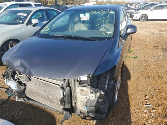Photo 2 from auction – 2012 HONDA CIVIC LX with VIN 19XFB2F52CE077421