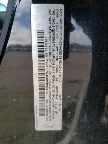 Photo 10 from auction – 2011 VOLKSWAGEN JETTA BASE with VIN 3VW1K7AJ6BM326316