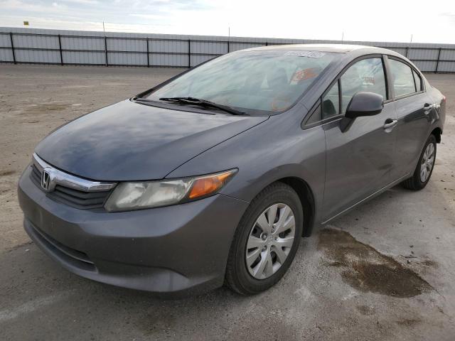 Photo 2 from auction – 2012 HONDA CIVIC LX with VIN 19XFB2F56CE361571