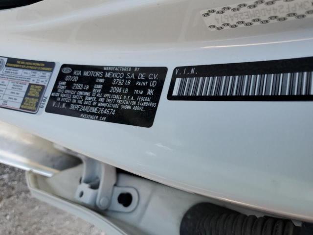 Photo 10 from auction – 2021 KIA FORTE FE with VIN 3KPF24AD8ME264674