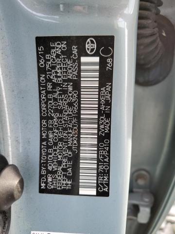 Photo 10 from auction – 2015 TOYOTA PRIUS with VIN JTDKN3DU7F1966390