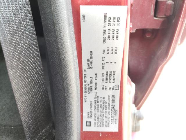 Photo 10 from auction – 2010 GMC CANYON SLE with VIN 1GTJTCDE3A8110109