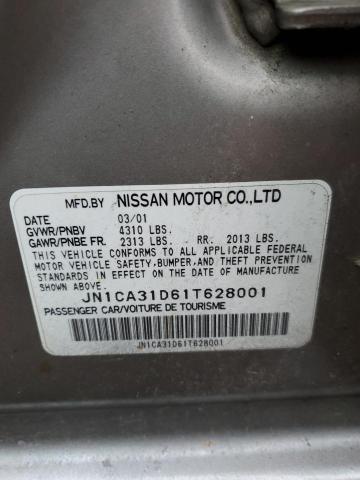 Photo 10 from auction – 2001 NISSAN MAXIMA GXE with VIN JN1CA31D61T628001