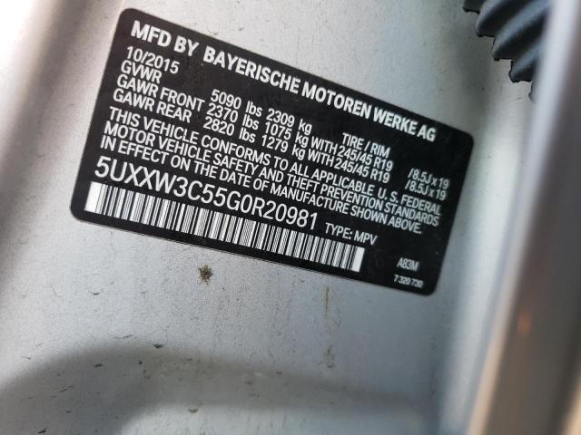 Photo 10 from auction – 2016 BMW X4 XDRIVE2 with VIN 5UXXW3C55G0R20981