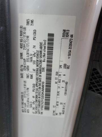 Photo 10 from auction – 2016 FORD TRANSIT T- with VIN 1FBZX2YG2GKA84910