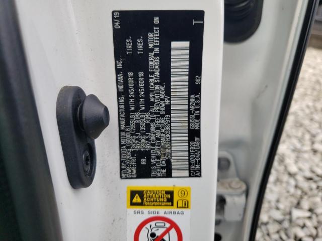 Photo 10 from auction – 2019 TOYOTA HIGHLANDER with VIN 5TDBZRFH3KS987919