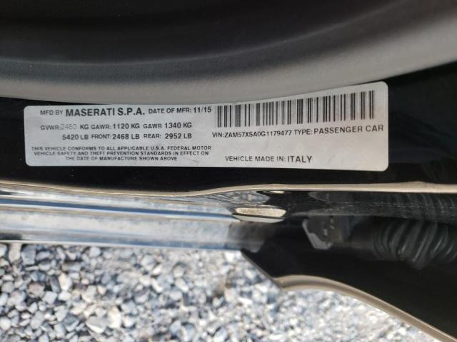 Photo 10 from auction – 2016 MASERATI GHIBLI with VIN ZAM57XSA0G1179477