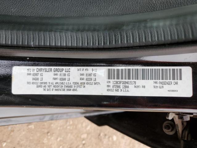 Photo 10 from auction – 2011 CHRYSLER 200 S with VIN 1C3BC8FG6BN615178