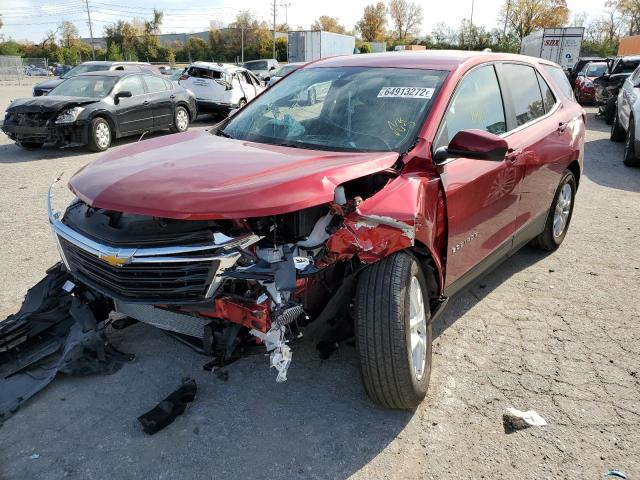 Photo 2 from auction – 2022 CHEVROLET EQUINOX LT with VIN 3GNAXKEV7NL203372