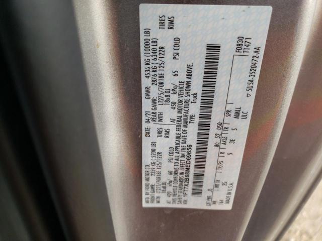 Photo 10 from auction – 2021 FORD F250 SUPER with VIN 1FT7X2B68MED69656