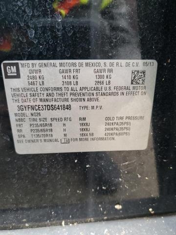 Photo 10 from auction – 2013 CADILLAC SRX LUXURY with VIN 3GYFNCE37DS641848
