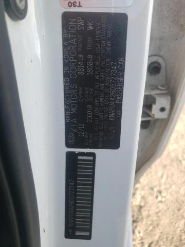 Photo 10 from auction – 2013 KIA FORTE EX with VIN KNAFU4A26D5727347