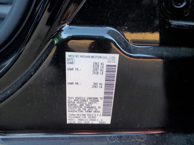 Photo 10 from auction – 2022 NISSAN ALTIMA SL with VIN 1N4BL4EV3NN302572