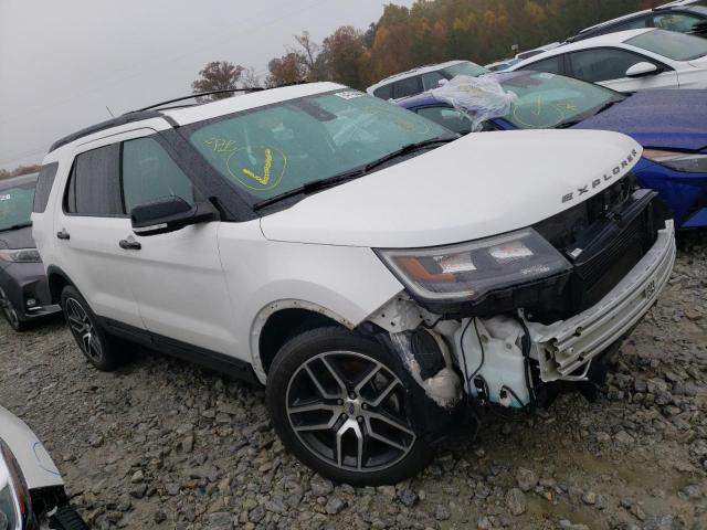 FORD EXPLORER S 2018 with VIN 1FM5K8GT0JGB74489 - Photo from auction
