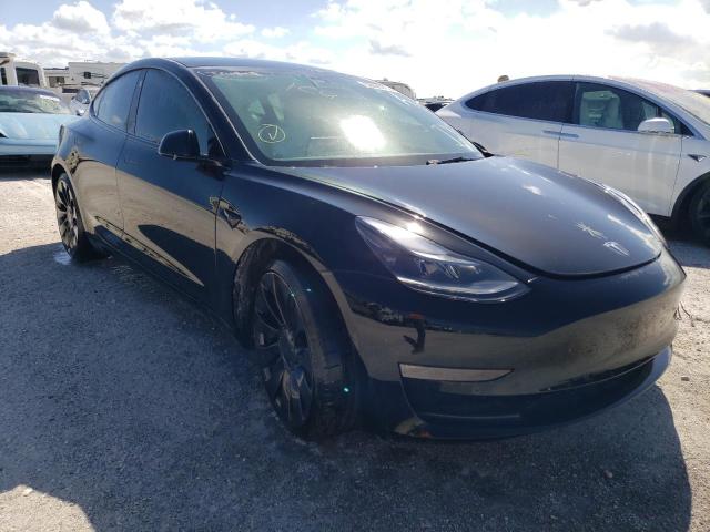 TESLA MODEL 3 2022 with VIN 5YJ3E1EC8NF109368 - Photo from auction