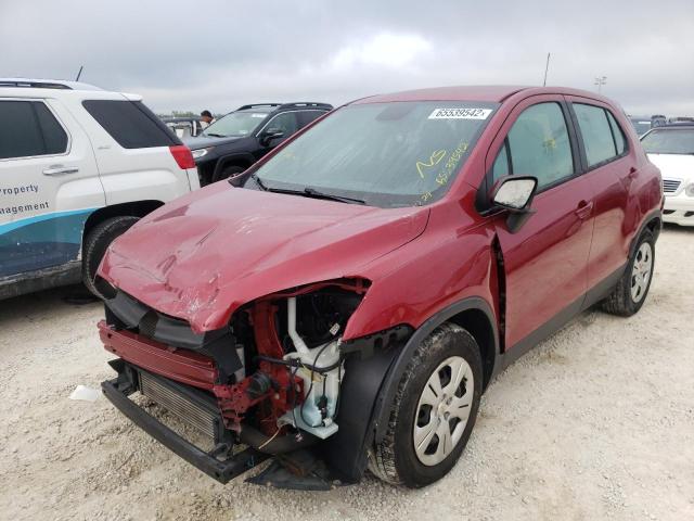 Photo 2 from auction – 2015 CHEVROLET TRAX LS with VIN KL7CJKSBXFB172907
