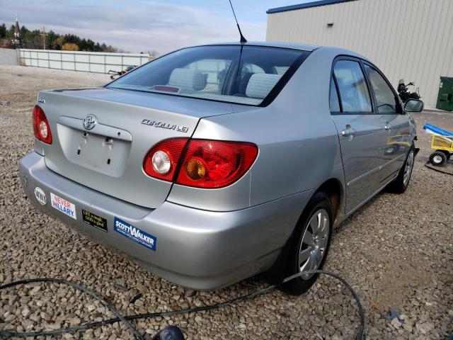 Photo 4 from auction – 2004 TOYOTA COROLLA CE with VIN 1NXBR38E54Z267077