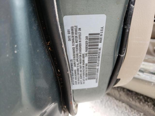 Photo 10 from auction – 2001 SUBARU LEGACY OUT with VIN 4S3BH675517677883