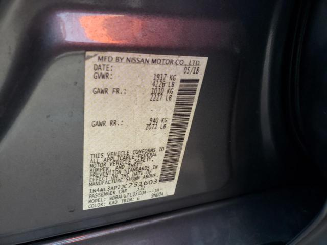 Photo 10 from auction – 2018 NISSAN ALTIMA 2.5 with VIN 1N4AL3AP2JC251603