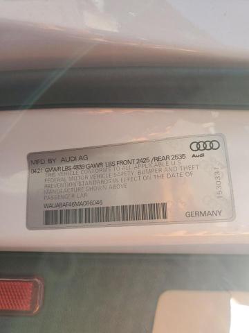 Photo 10 from auction – 2021 AUDI A4 PREMIUM with VIN WAUABAF46MA066046