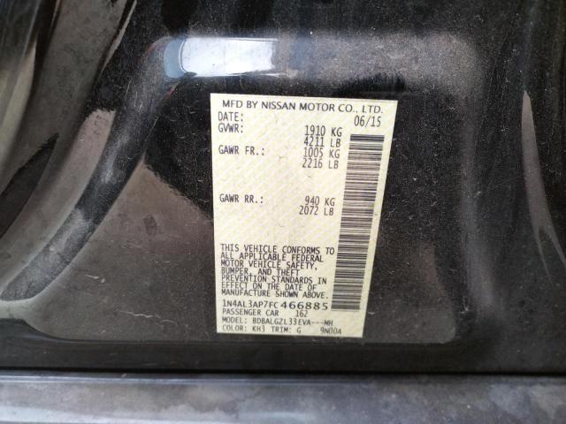 Photo 10 from auction – 2015 NISSAN ALTIMA 2.5 with VIN 1N4AL3AP7FC466885