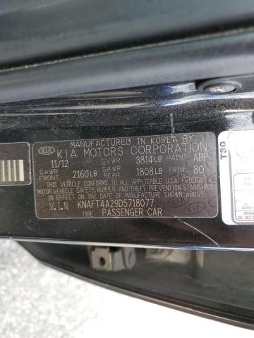 Photo 10 from auction – 2013 KIA FORTE LX with VIN KNAFT4A29D5718077
