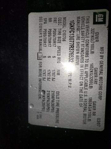 Photo 10 from auction – 2007 GMC YUKON with VIN 1GKFC13077R376532