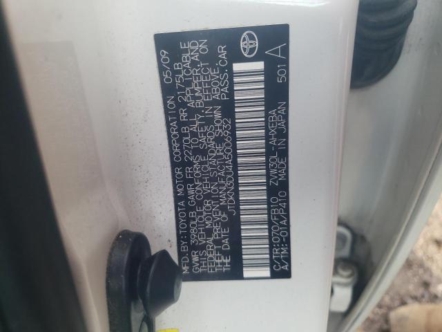 Photo 10 from auction – 2010 TOYOTA PRIUS with VIN JTDKN3DU9A1002981