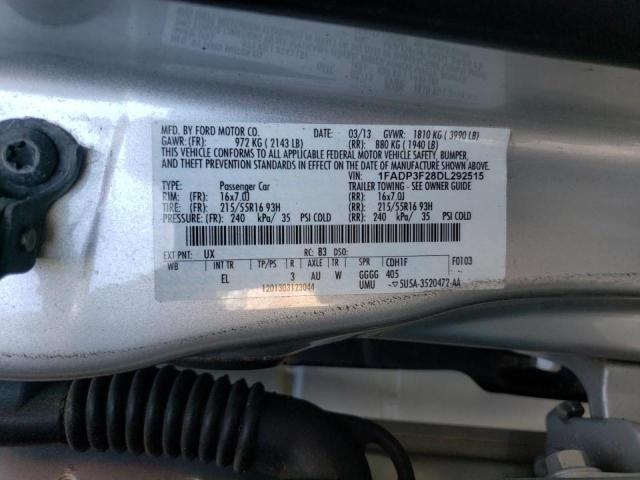 Фото 10 с аукциона – 2013 FORD FOCUS SE с VIN 1FADP3F28DL292515