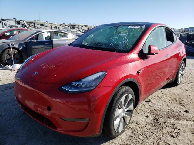 Photo 2 from auction – 2021 TESLA MODEL Y with VIN 5YJYGDEE1MF243723