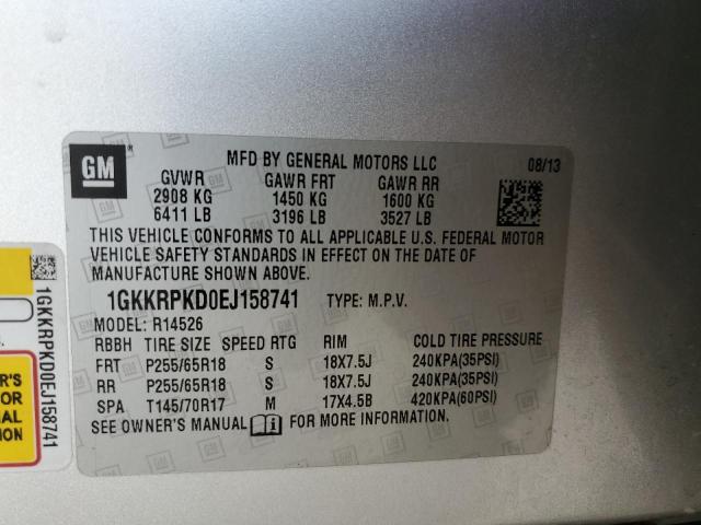 Photo 10 from auction – 2014 GMC ACADIA SLE with VIN 1GKKRPKD0EJ158741