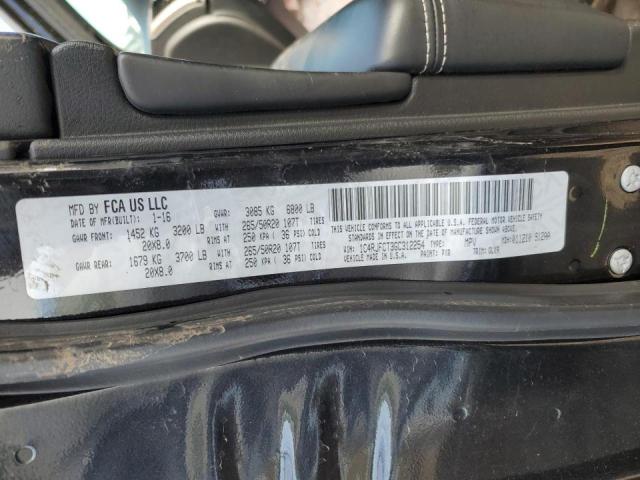 Photo 10 from auction – 2016 JEEP GRAND CHER with VIN 1C4RJFCT3GC312254