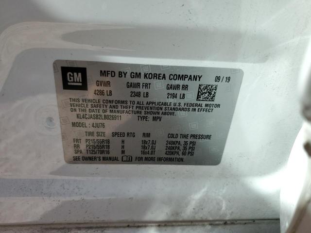 Photo 10 from auction – 2020 BUICK ENCORE PRE with VIN KL4CJASB2LB026911