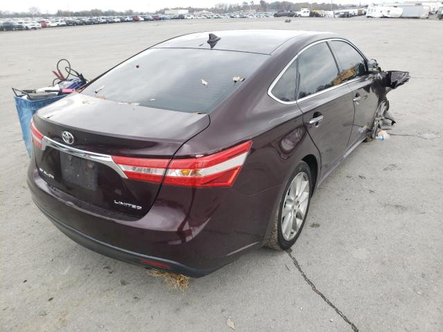Photo 4 from auction – 2013 TOYOTA AVALON BAS with VIN 4T1BK1EB2DU074274