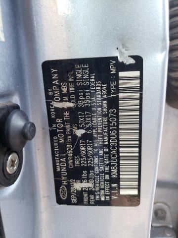 Photo 10 from auction – 2013 HYUNDAI TUCSON GLS with VIN KM8JUCAC3DU615073
