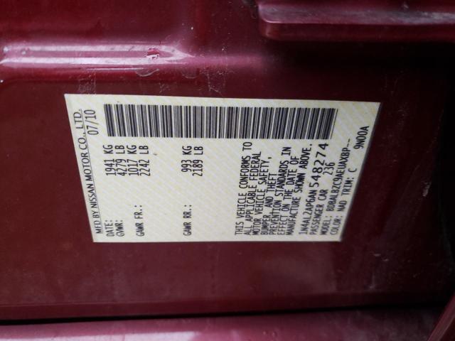 Photo 10 from auction – 2010 NISSAN ALTIMA BAS with VIN 1N4AL2AP6AN548274
