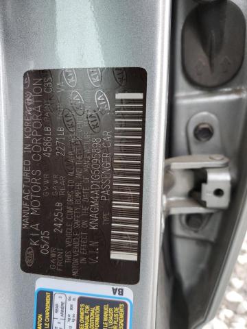 Photo 10 from auction – 2016 KIA OPTIMA HYB with VIN KNAGM4AD1G5095898