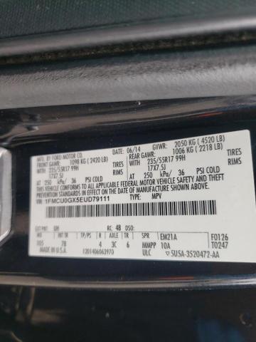 Photo 10 from auction – 2014 FORD ESCAPE SE with VIN 1FMCU0GX5EUD79111
