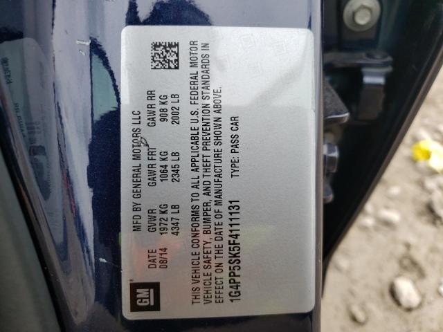Photo 10 from auction – 2015 BUICK VERANO with VIN 1G4PP5SK5F4111131