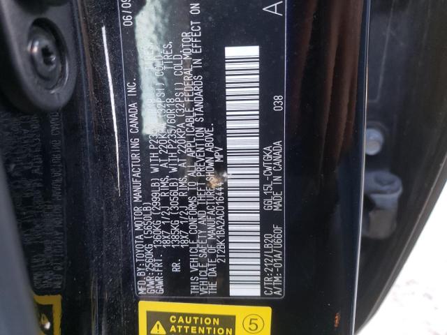 Photo 10 from auction – 2010 LEXUS RX 350 with VIN 2T2BK1BA2AC016444