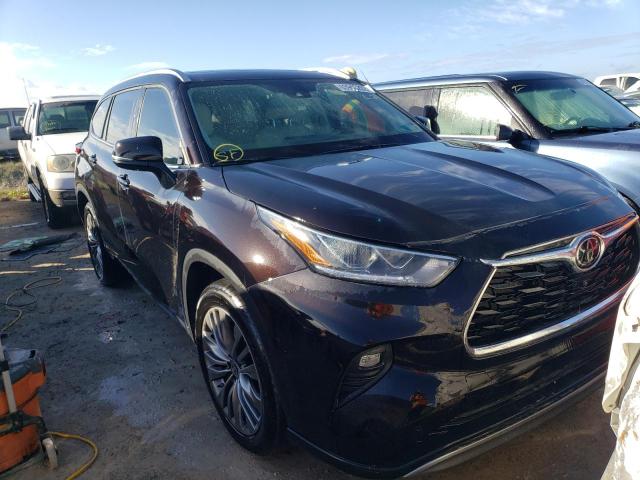 TOYOTA HIGHLANDER 2021 with VIN 5TDFZRAH5MS070850 - Photo from auction