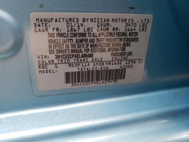 Photo 10 from auction – 2014 NISSAN VERSA NOTE with VIN 3N1CE2CP4EL409490