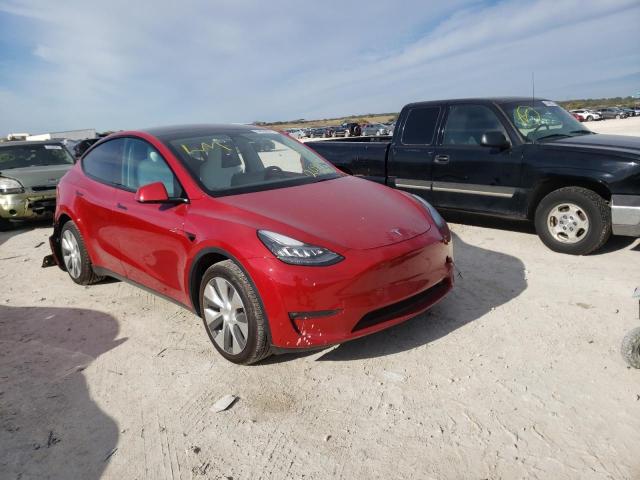 TESLA MODEL Y 2021 with VIN 5YJYGDEE9MF104942 - Photo from auction