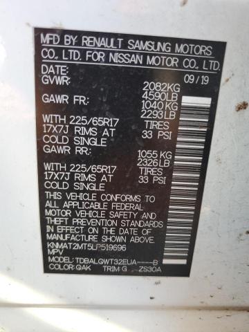 Photo 10 from auction – 2020 NISSAN ROGUE S with VIN KNMAT2MT5LP519696