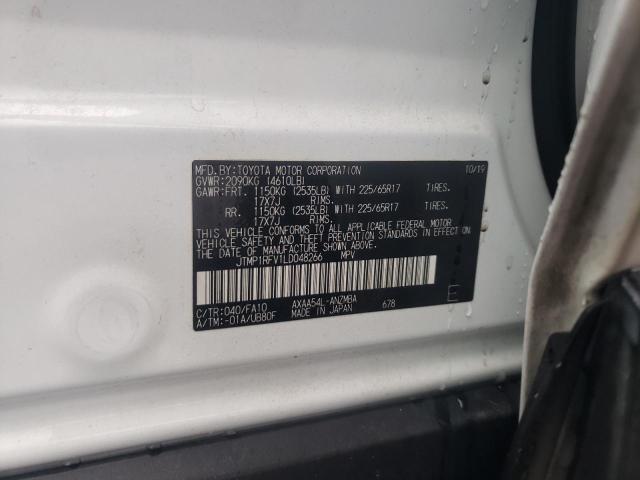 Photo 10 from auction – 2020 TOYOTA RAV4 XLE with VIN JTMP1RFV1LD048266