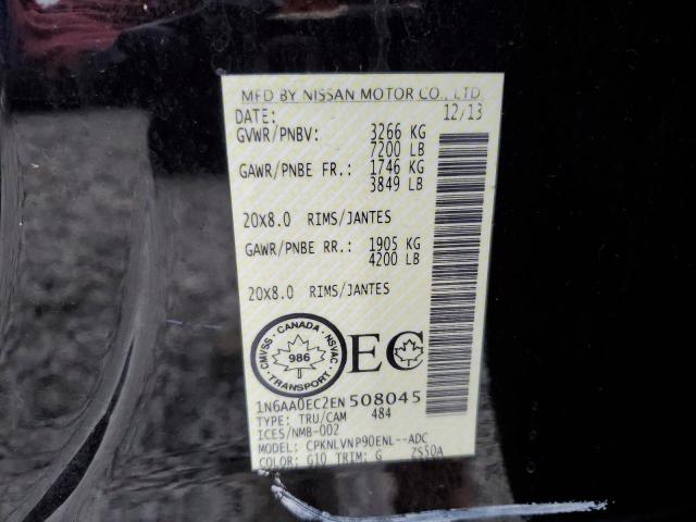 Photo 10 from auction – 2014 NISSAN TITAN S with VIN 1N6AA0EC2EN508045