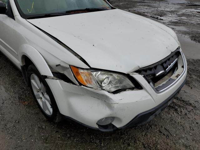 Photo 9 from auction – 2009 SUBARU OUTBACK 2. with VIN 4S4BP61C097318491