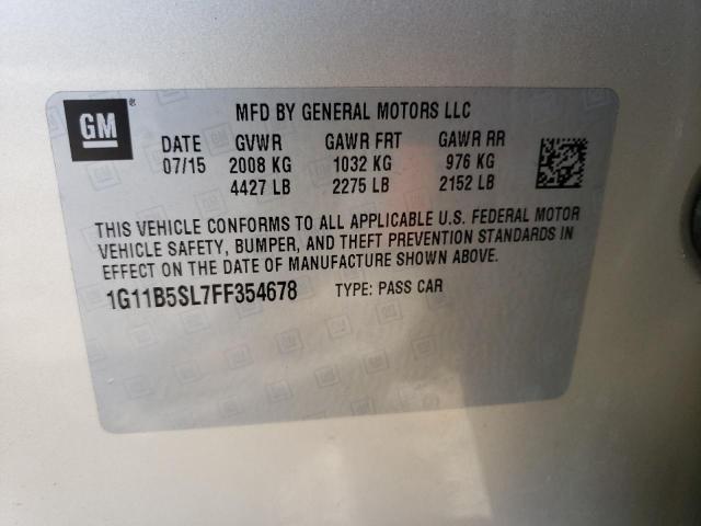 Photo 10 from auction – 2015 CHEVROLET MALIBU LS with VIN 1G11B5SL7FF354678